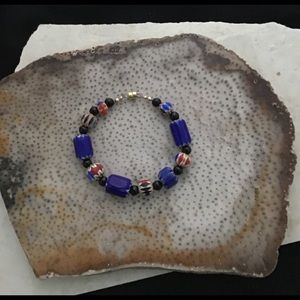 Chevron bead bracelet